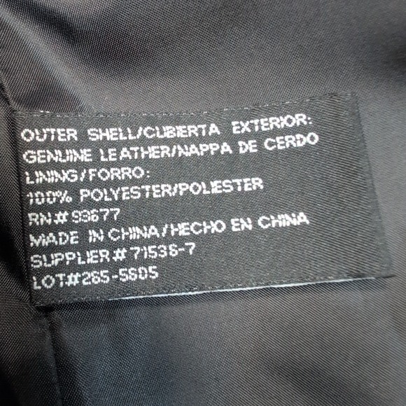 Worthington Jacket Womens S Petite Coat Leather Black Zip Up Belt Career Pockets - Picture 7 of 11